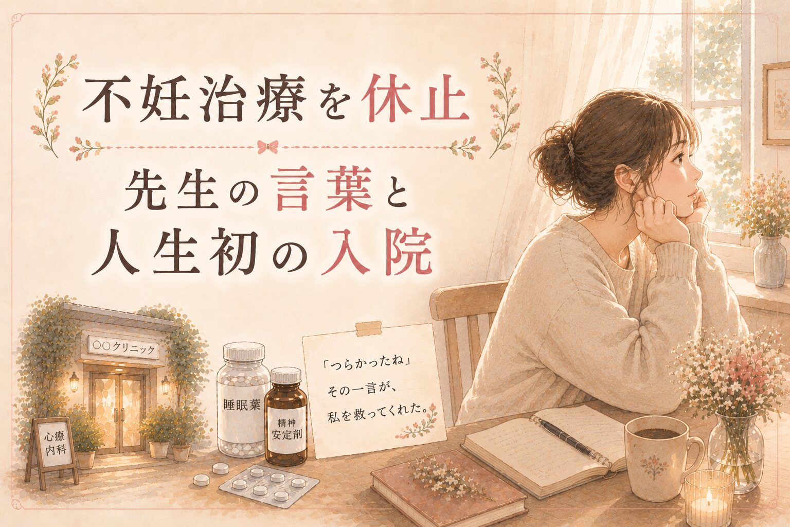 体調不良と初めての入院｜先生の「つらかったね」という言葉